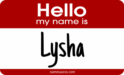 Hello my name is Lysha png download