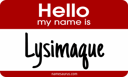 Hello my name is Lysimaque png download