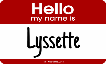 Hello my name is Lyssette png download
