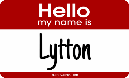 Hello my name is Lytton png download