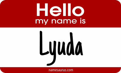 Hello my name is Lyuda png download