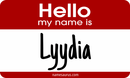 Hello my name is Lyydia png download
