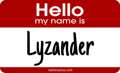 Hello my name is Lyzander png download