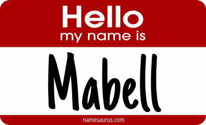 Hello my name is Mabell png download