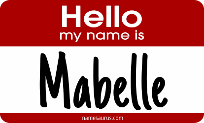 Hello my name is Mabelle png download