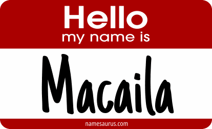 Hello my name is Macaila png download