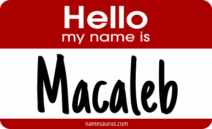 Hello my name is Macaleb png download