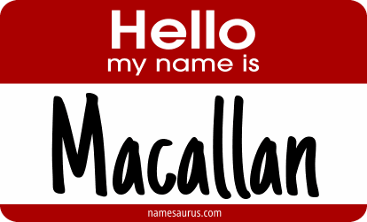 Hello my name is Macallan png download