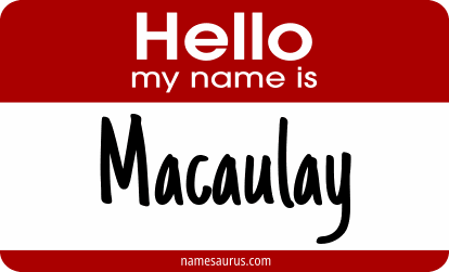 Hello my name is Macaulay png download