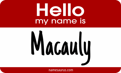 Hello my name is Macauly png download