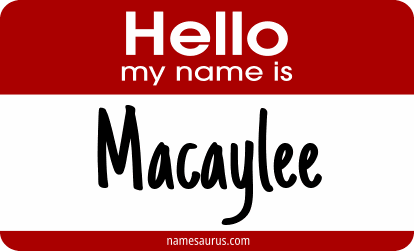 Hello my name is Macaylee png download