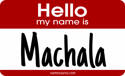 Hello my name is Machala png download