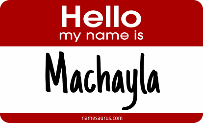 Hello my name is Machayla png download