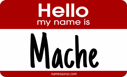 Hello my name is Mache png download