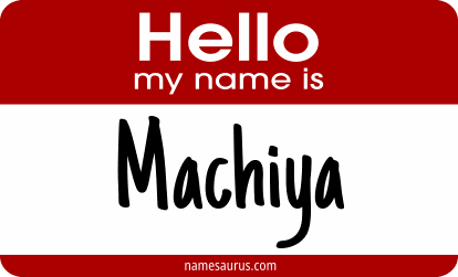 Hello my name is Machiya png download