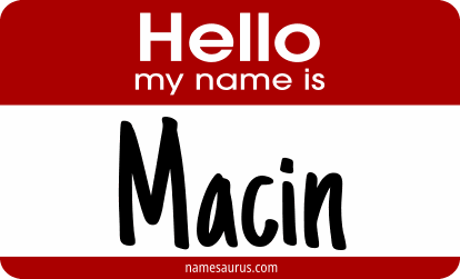 Hello my name is Macin png download