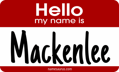 Hello my name is Mackenlee png download
