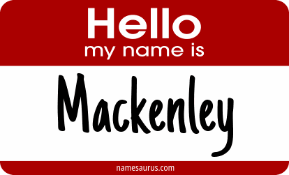 Hello my name is Mackenley png download