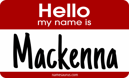 Hello my name is Mackenna png download