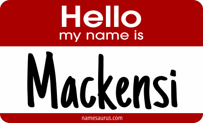 Hello my name is Mackensi png download