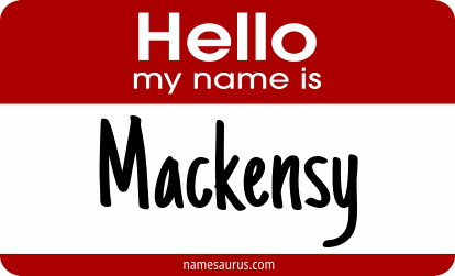 Hello my name is Mackensy png download