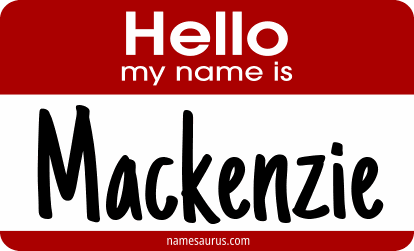 Hello my name is Mackenzie png download
