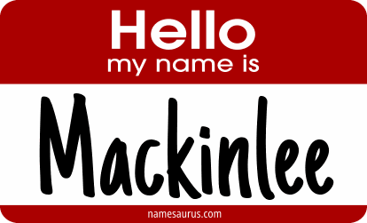 Hello my name is Mackinlee png download