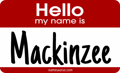 Hello my name is Mackinzee png download