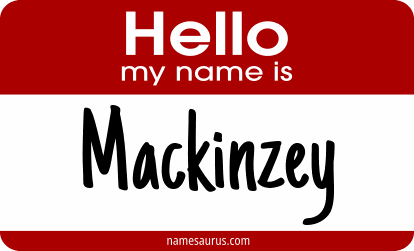 Hello my name is Mackinzey png download