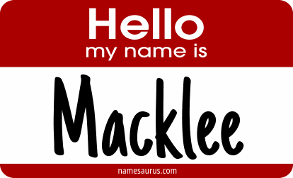 Hello my name is Macklee png download