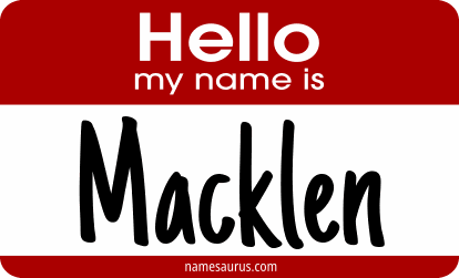 Hello my name is Macklen png download