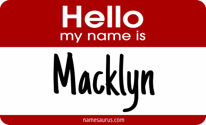 Hello my name is Macklyn png download