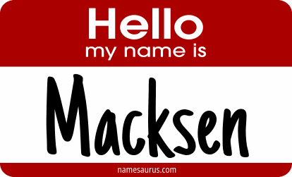 Hello my name is Macksen png download