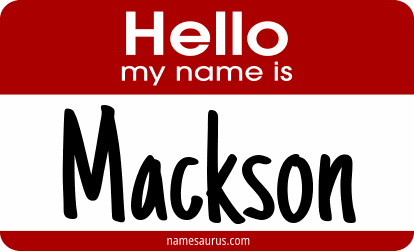 Hello my name is Mackson png download