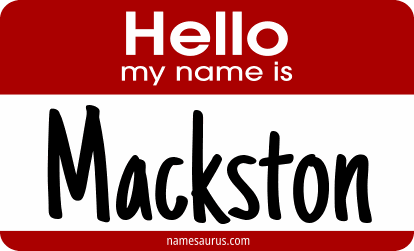 Hello my name is Mackston png download