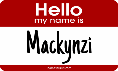 Hello my name is Mackynzi png download