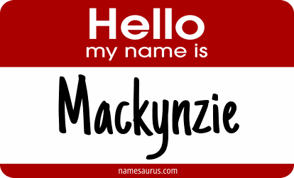 Hello my name is Mackynzie png download