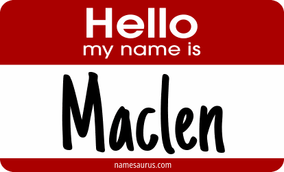 Hello my name is Maclen png download