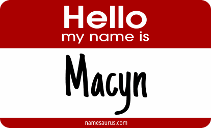 Hello my name is Macyn png download