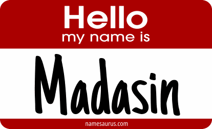 Hello my name is Madasin png download