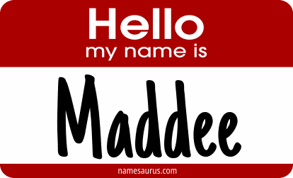 Hello my name is Maddee png download
