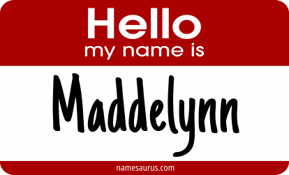 Hello my name is Maddelynn png download