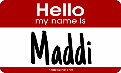 Hello my name is Maddi png download