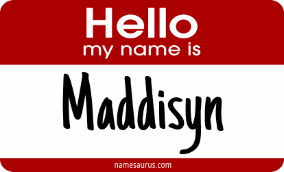 Hello my name is Maddisyn png download