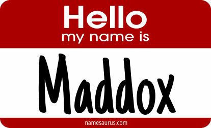 Hello my name is Maddox png download