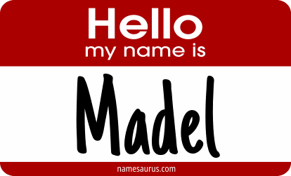 Hello my name is Madel png download