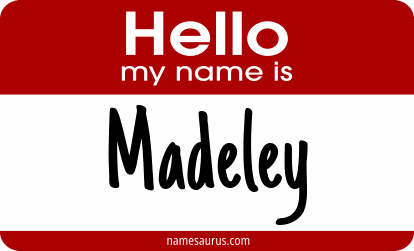 Hello my name is Madeley png download