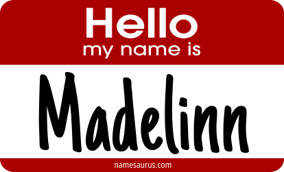 Hello my name is Madelinn png download