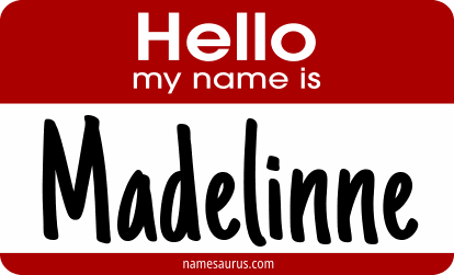 Hello my name is Madelinne png download