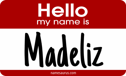 Hello my name is Madeliz png download